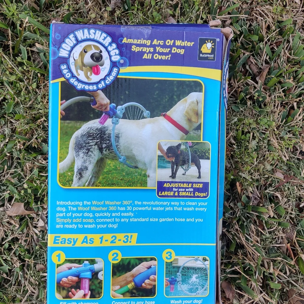 New Woof Washer 360 Dog Washing Station as Seen on TV NEW